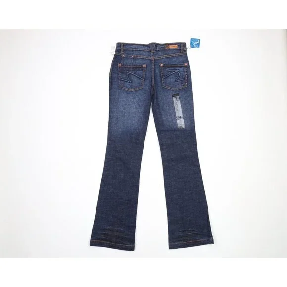 NOS Vintage Y2K Lot 29 Womens Size 3 Looney Tunes Wide Leg Flared Denim Jeans